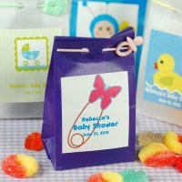 Personalized Baby Shower Candy Bags