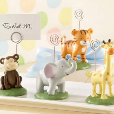Mini Jungle Animal Baby Shower Place Card Holders