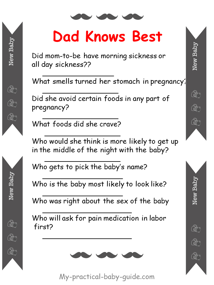 Dad's Baby Shower My Practical Baby Shower Guide