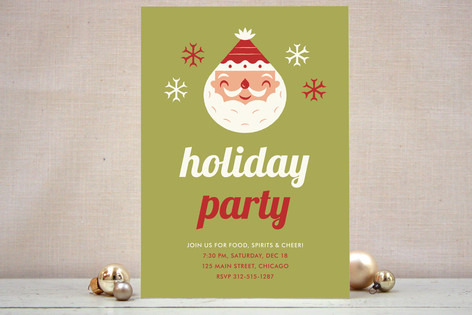 Christmas Baby Shower Party Invitation