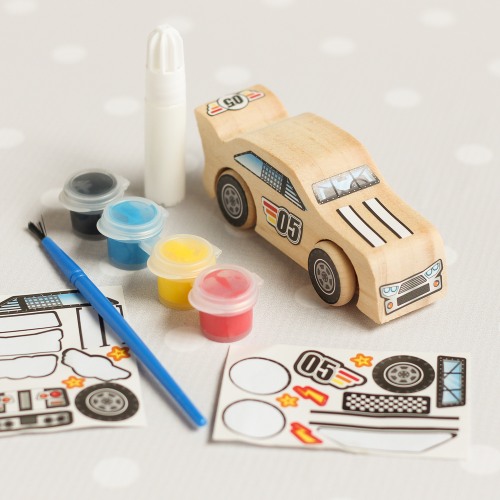 Decorate Your Own Race Car Party Favor