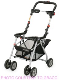 Graco SnugRider Infant Car Seat Frame Stroller Black 