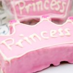 baby shower rice crispy treat for princess baby shower