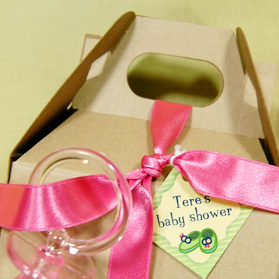 DIY Baby Shower Cookies/Candies Favor Box 