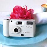 baby shower personalized baby camera favor