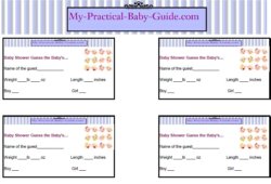 Free Printable Baby Shower Guess the Baby's…Game