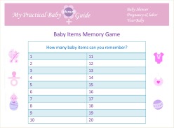 Guess Baby Weight Chart Template