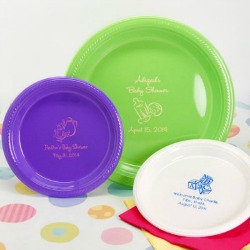 Personalized Baby Shower Plates