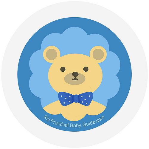 Free Printable Boy Bear Baby Shower Cupcake Toppers
