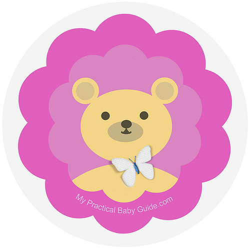 Free Printable Girl Bear Baby Shower Cupcake Toppers