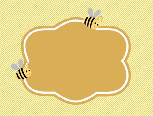 Free Printable Bumble Bee Food Labels
