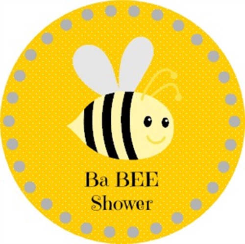 Printable Bumble Bee Cupcake Toppers (Digital Download)