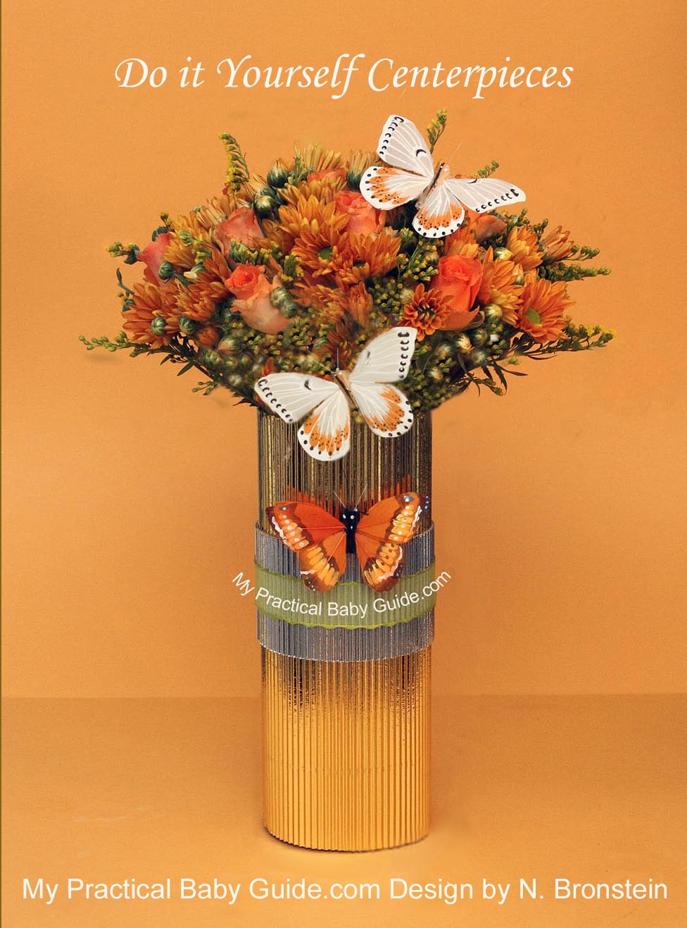 Chrysanthemum & Roses Flower Arrangement for a Baby Shower