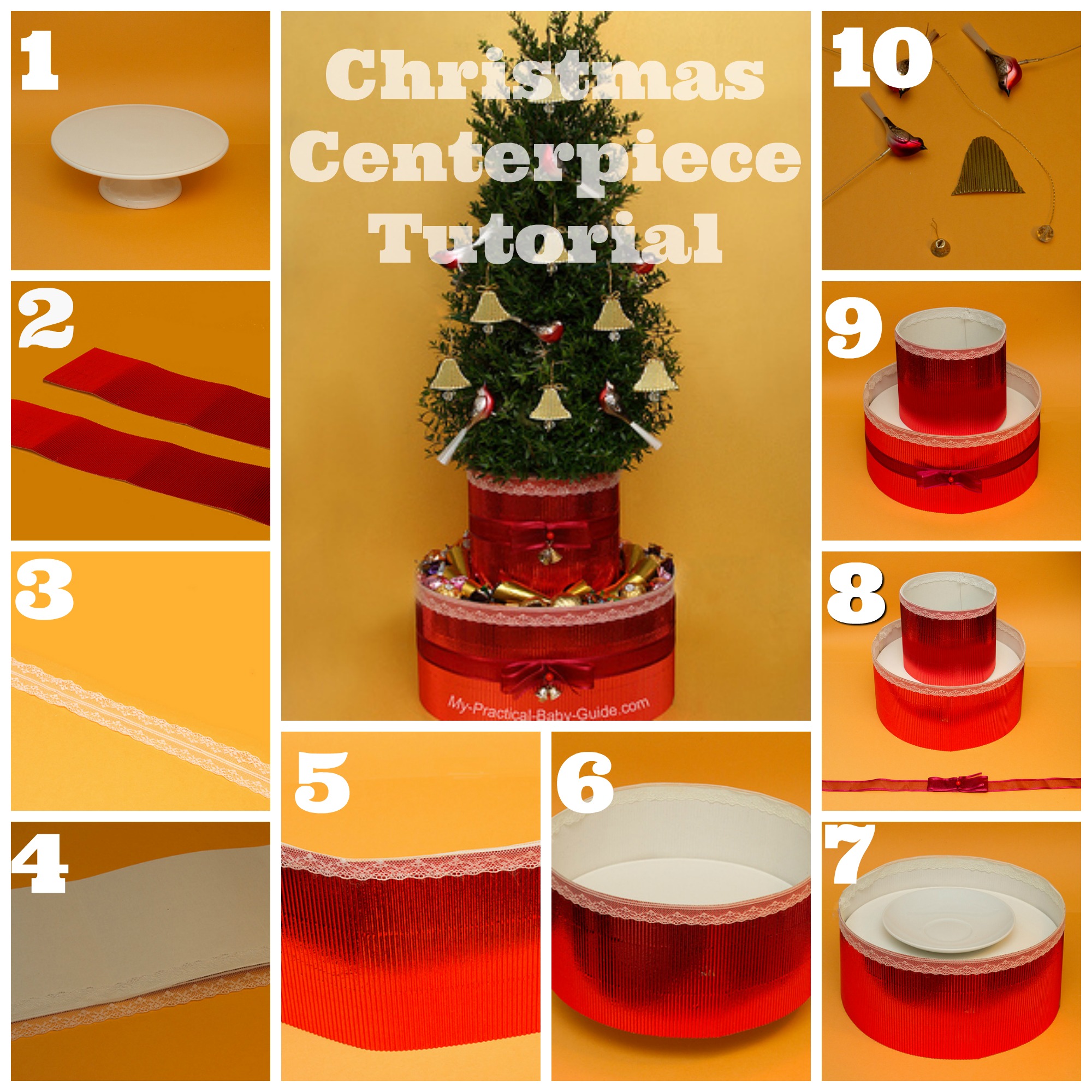 How To Make A Christmas Centerpiece My Practical Baby Shower Guide