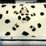 Cow Baby Shower Cake