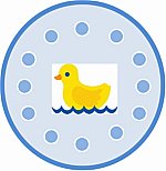 Duck Baby Shower Cupcake Topper
