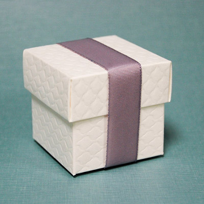Cute as a Button Baby Shower Favor Box