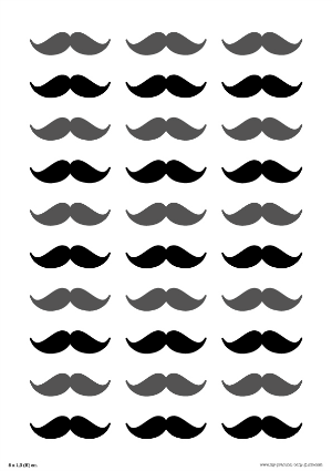 Free Printable Mustaches Little Man Baby Shower