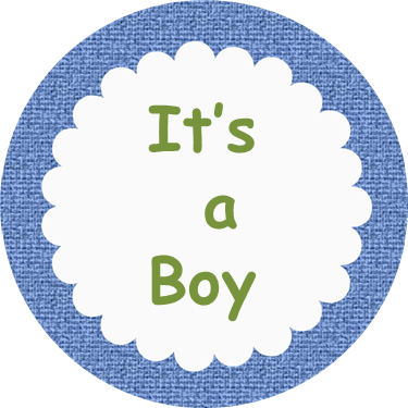 Free Printable "It is a Boy" Baby Shower Cupcake Toppers