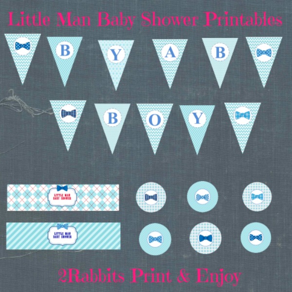 little Man Baby Shower Decoration Ideas