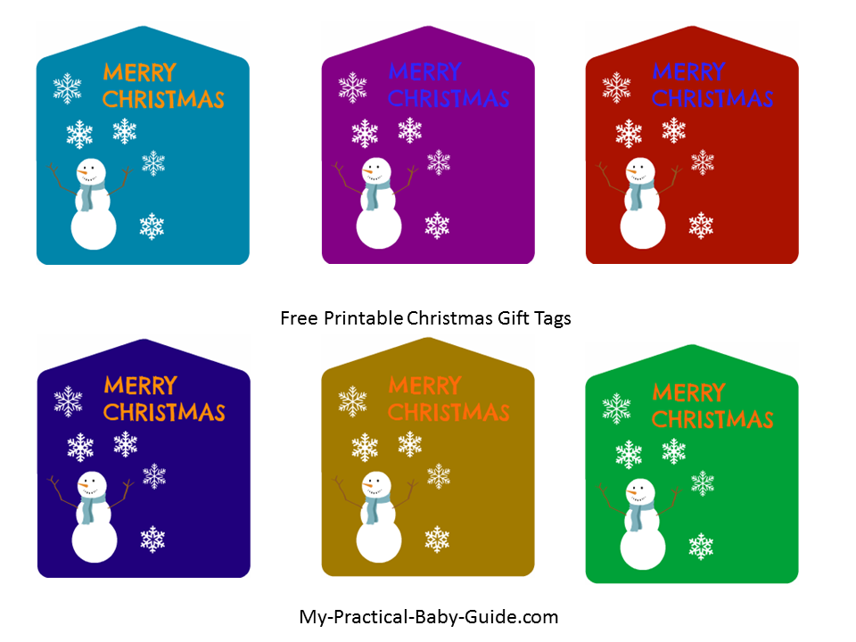 Free Printable Christmas Gift Tags