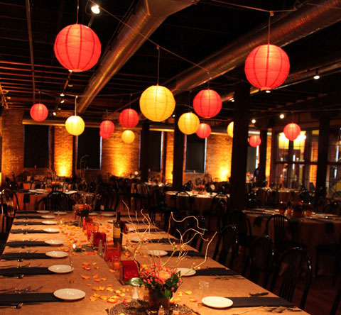 Red and Yellow Paper Lanterns