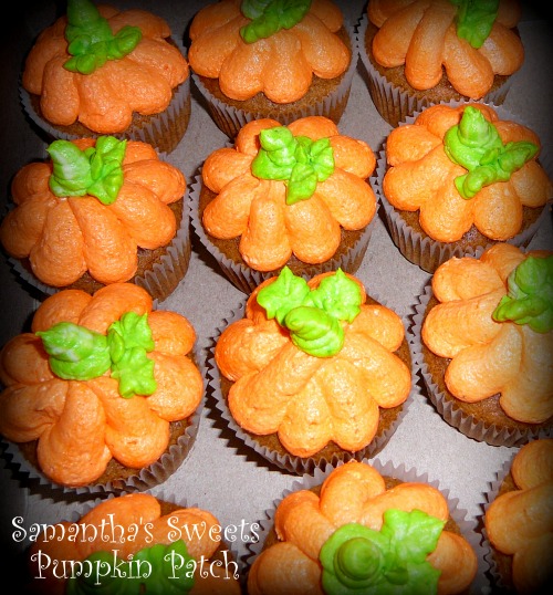 fall baby shower cupcakes