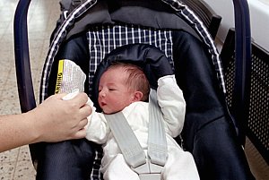 Coming Back from Hospital in an Infant Car Seat