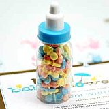 mini plastic bottles baby shower favor