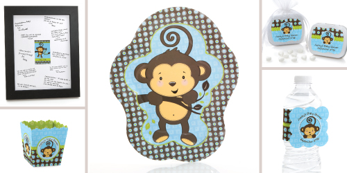 Monkey Baby Shower Supplies