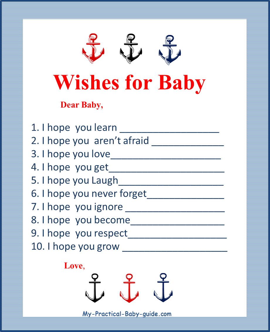 Nautical Baby Shower Theme Ideas - My Practical Baby Shower Guide