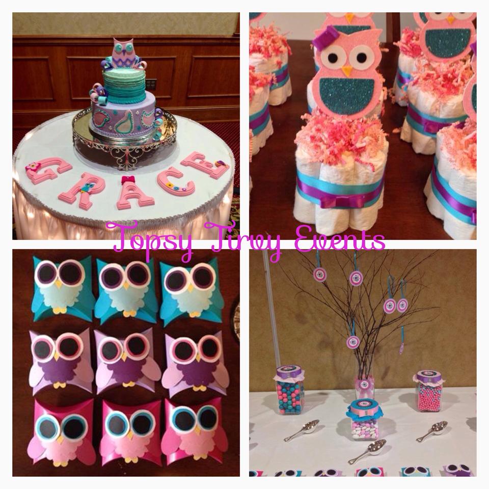 owl themed baby shower