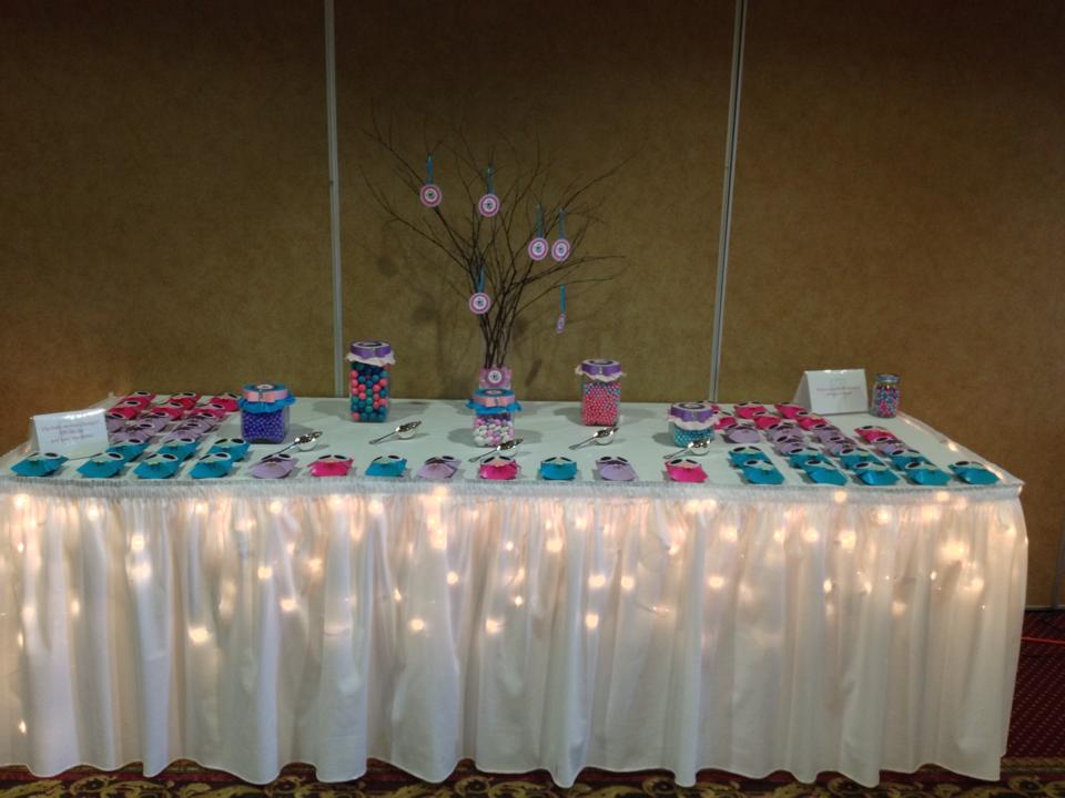 Owl Baby Shower Candy Buffet