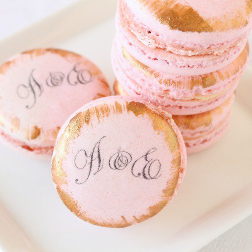 Paris macarons decorated cookies