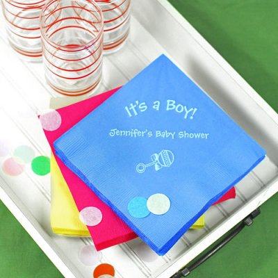 Personalized Baby Shower Napkins