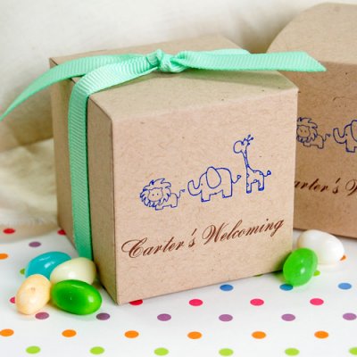 Eco Friendly Baby Shower Favor Box
