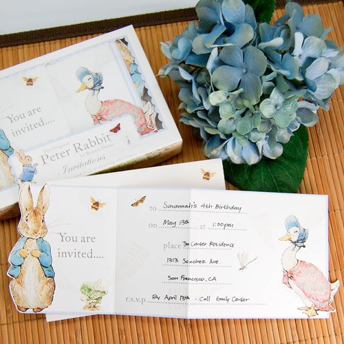 Peter Rabbit Invitation