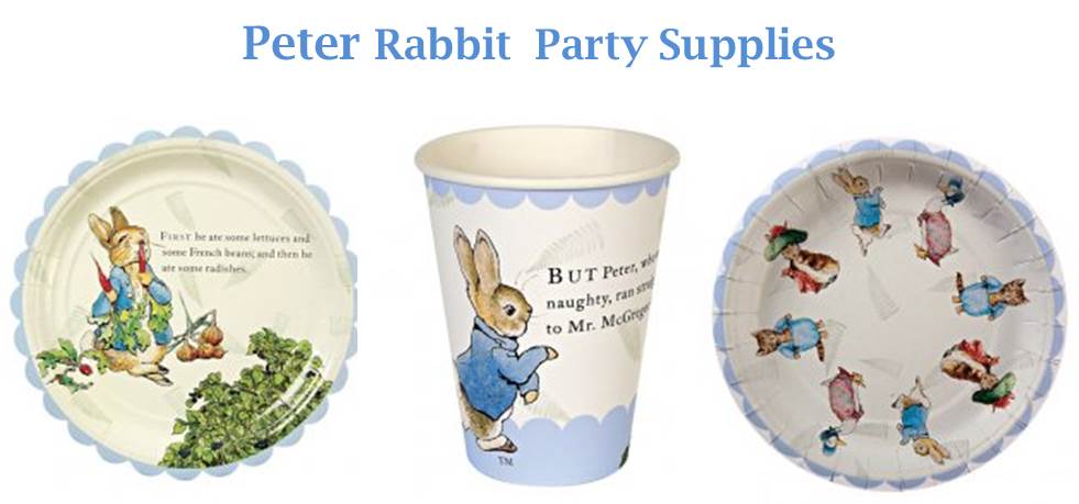 Peter Rabbit Party Supplies