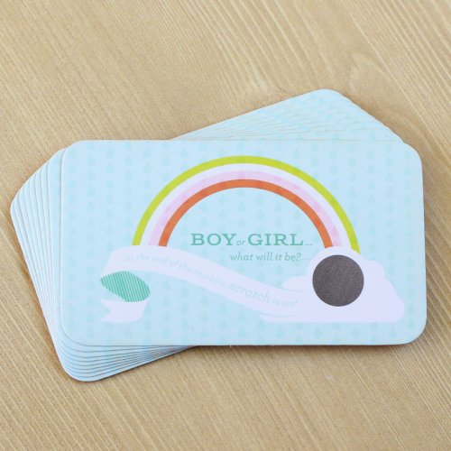 Gender Reveal Scratch Cards