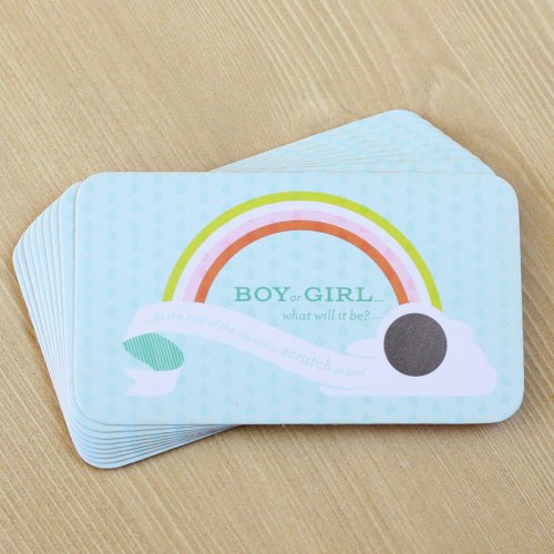 Gender Reveal Scratch Cards