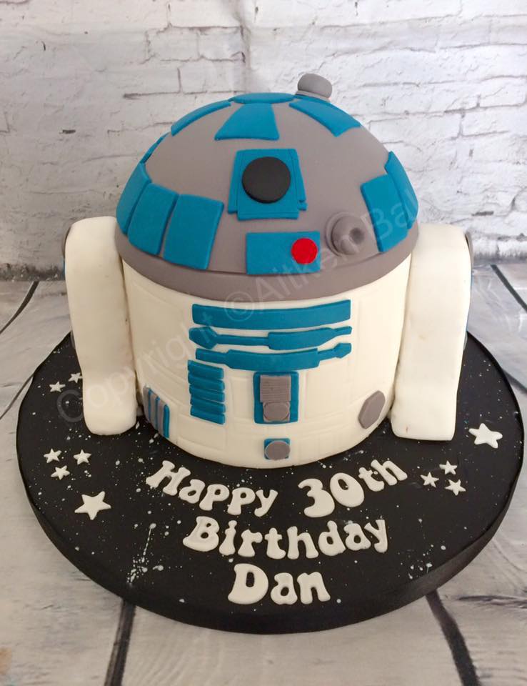 Star Wars R2D2 Birthday Cake