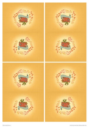 Free Printable Thanksgiving Baby Shower Table Tent Cards