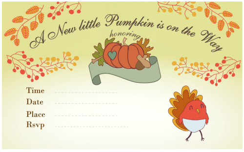 Free Printable Thanksgiving Baby Shower