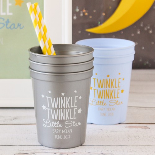 Twinkle Twinkle Stadium Cups  Baby Shower Favors