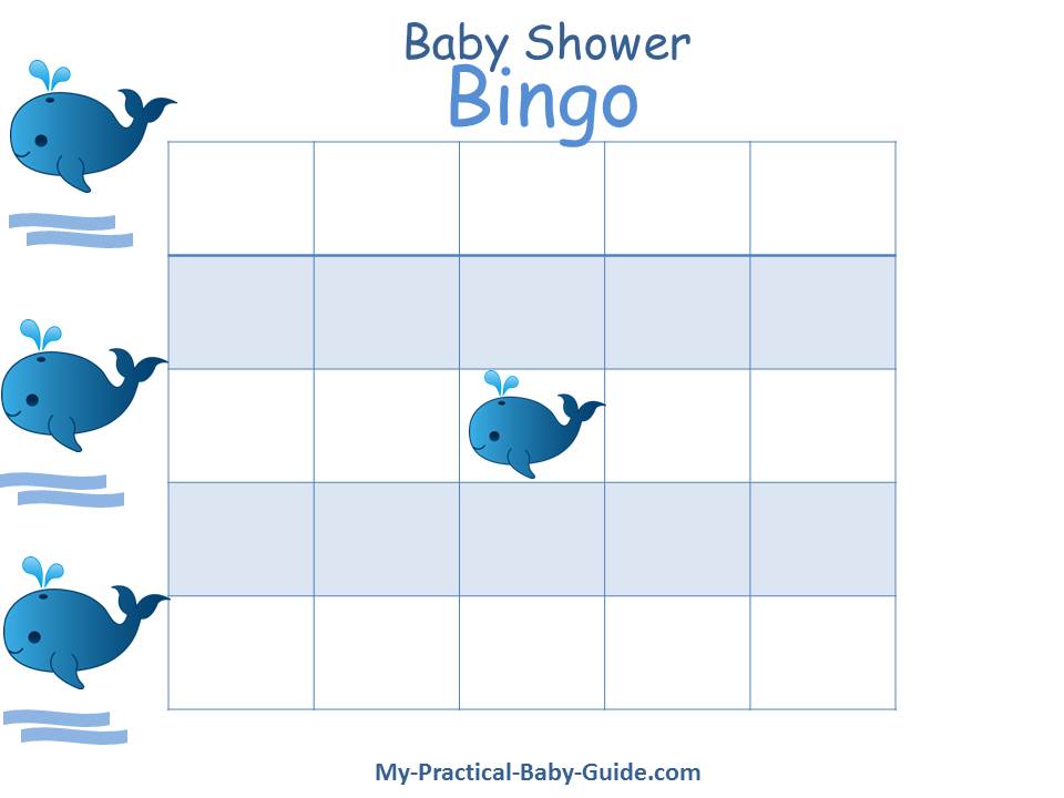 ... these Free Blank Printable Baby Shower Gift Bingo Cards at your Party