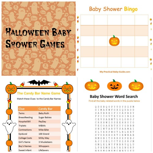 Free Printable Halloween Baby Shower Games