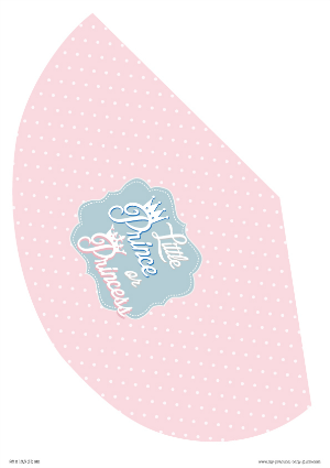 Free Printable Gender Reveal Hat Little Prince or  Princess