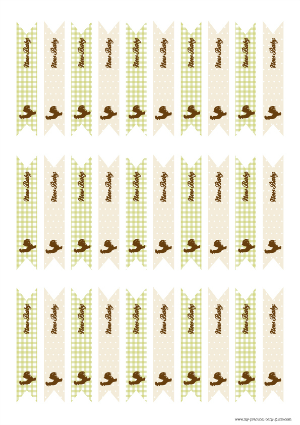 Free Printable Flags Farm Baby Shower