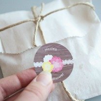 Rustic Floral Baby Shower Favor