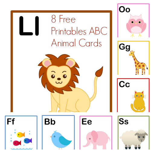 Free Printable ABC Animal Cards